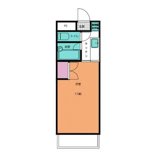 フローラルハイツ【6階】の間取り