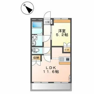フィオーレ光ヶ丘【3階】の間取り
