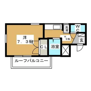 リヴィエール元八事【2階】の間取り