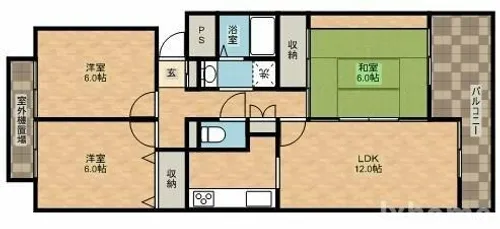NOVAVIA【2階】の間取り