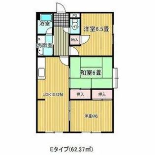 サンハイツひろ【4階】の間取り