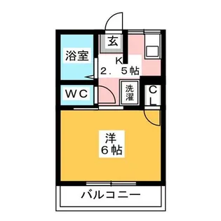 クラルテ宮東【2階】の間取り
