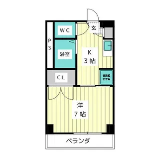 シュラインヒルズ【2階】の間取り