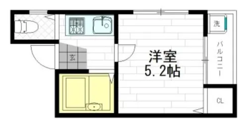 OASIS勝山(オアシス勝山)【1階】の間取り