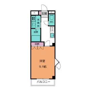 グランディア サリオ【2階】の間取り