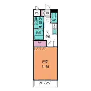 シエル・K【1階】の間取り