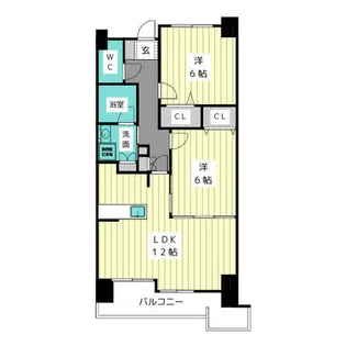 ヴィラエーデル大須【2階】の間取り