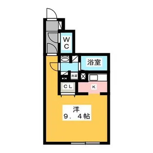 Branche 千代田【3階】の間取り