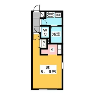 Branche 千代田【5階】の間取り