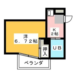 ウイング志賀【2階】の間取り