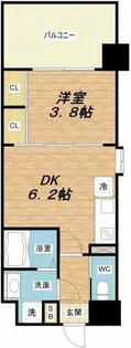 ビガーポリス528滝川公園III【4階】の間取り