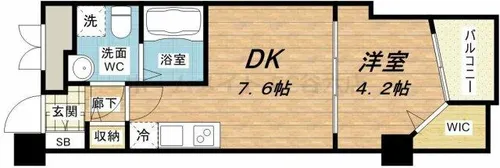 セレニテ梅田EST【11階】の間取り