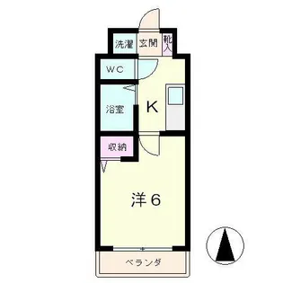 パレ南笠佐わらび【2階】の間取り