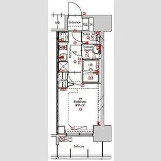 MAXIV東別院【15階】の間取り