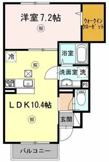 グランクレール【1階】の間取り
