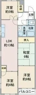 エクセル竹越【2階】の間取り