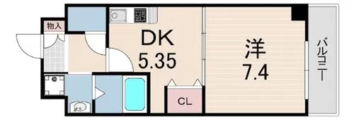 MUMOMI上沢【3階】の間取り