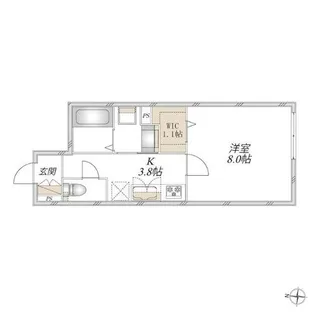 HEBEL MAISON 南武庫之荘【1階】の間取り