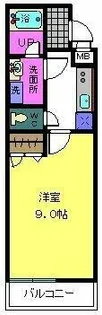 フジパレス背戸口【2階】の間取り