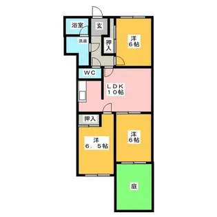 アクシス和宏【1階】の間取り