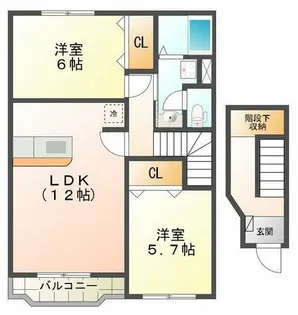 ドミール2002【2階】の間取り