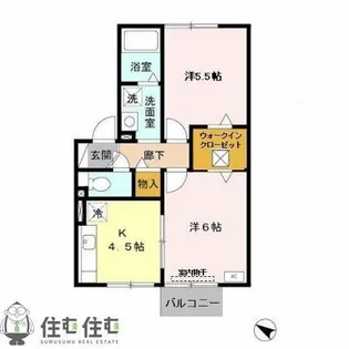 カトゥリアン【1階】の間取り