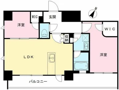 ピーノ京都西大路【2階】の間取り