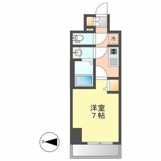 メイクス城西RESIDENCE【7階】の間取り