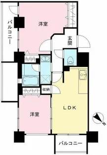 ピーノ京都西大路【3階】の間取り