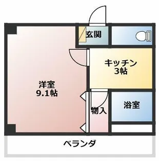 エ・クロール八事【2階】の間取り