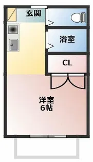 レジデンス日広【206号室】の間取り