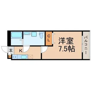 LOTUS TsukaguchiⅡ(ロータス ツカグチ ツー)【1階】の間取り