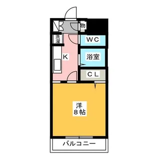 メゾンエルブロック【3階】の間取り