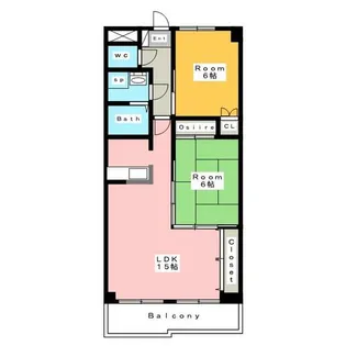 バトー・アントレ【1階】の間取り