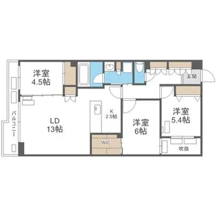 S-RESIDENCE南円山blaze【3階】の間取り