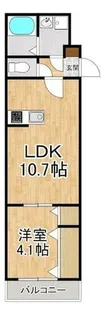 ベルビュー【1階】の間取り