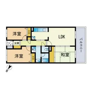 福岡県福岡市南区玉川町【マンション】の間取り