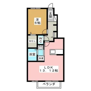 クレシェンテ【1階】の間取り