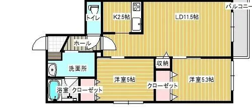 Doona札幌【2階】の間取り