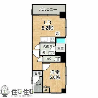 アーバンステージ豊田【201号室】の間取り