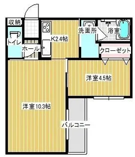 Doona札幌【1階】の間取り