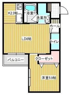Doona札幌【1階】の間取り