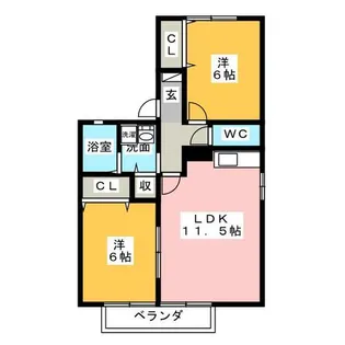 ドシル【2階】の間取り