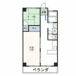 春日井シャトー【5階】の間取り
