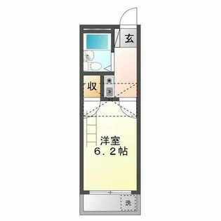 レオパレス南栄第4【2階】の間取り