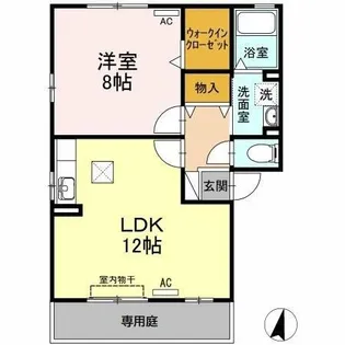 カレーラ【1階】の間取り