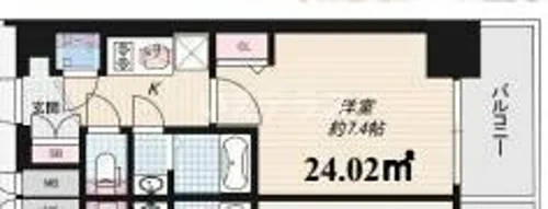 アドバンス神戸セラフィム【6階】の間取り