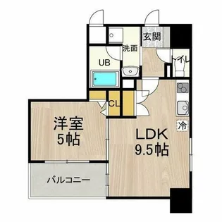 CITY SPIRE 名古屋大須【8階】の間取り