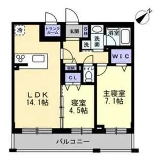 北海道札幌市西区二十四軒三条6丁目【マンション】の間取り