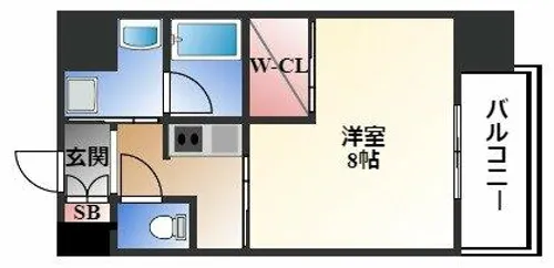 CELE STATION【5階】の間取り
